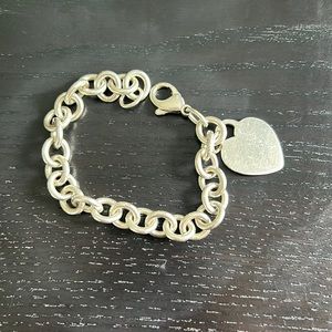Tiffany & Co heart link bracelet